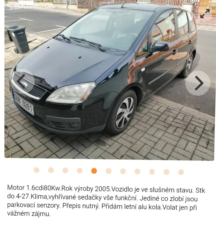 Avto Ford C Maxs